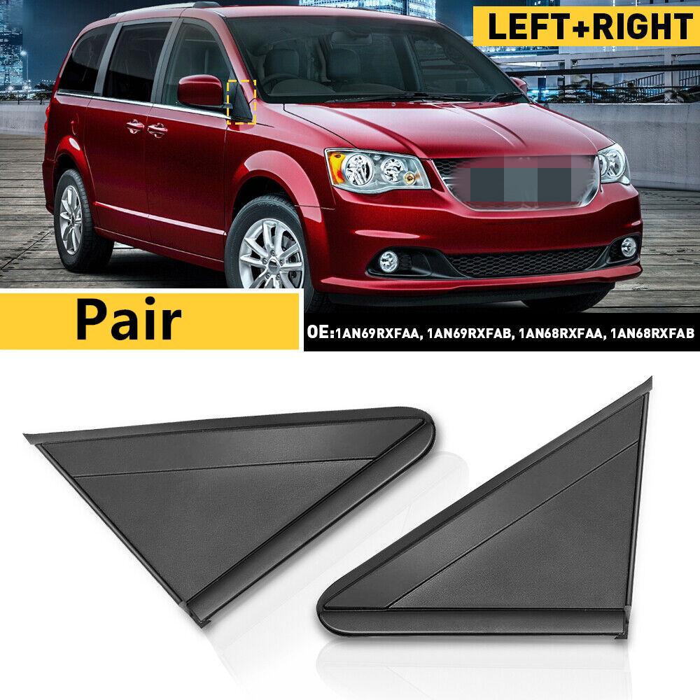 2× Mirror Corner Triangle Molding Fender For Grand Caravan Town & Country 08-20