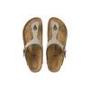 Birkenstock Gizeh Faux Leather Comfortable Flat Flip Flops Unisex Footwear Gray 0043393