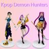 Kpop Demon Hunters Anime Figure Collection Desktop Cartoon Figurine Action Model Toys Plate Desk Ornaments Figurine Doll Fans