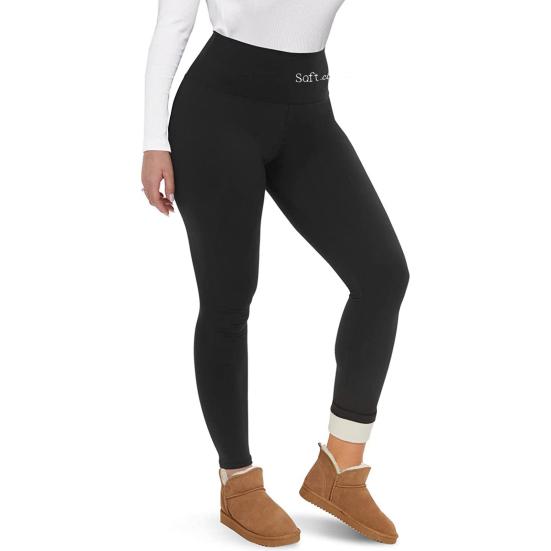 Kadın tayt Elastik Yüksek Bel Nakış Harf Baskılı Yoga Pantolonu Sportif Tarz Dar Pantolon Sonbahar Kış İçlik Pantolon