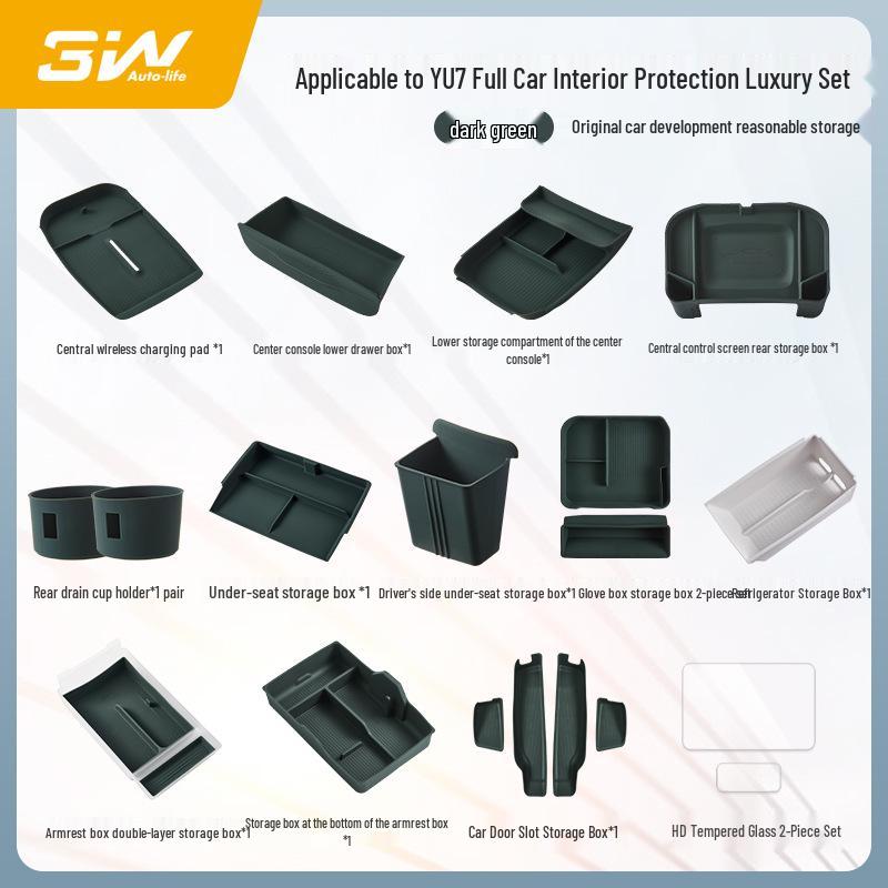 3W Xiaomi YU7/SU7/Ultra Center Console Armrest Storage Box