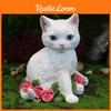 Lucky Cat Figurine Resin Craft Gift For Family And Friends For Holiday And Festival Decor