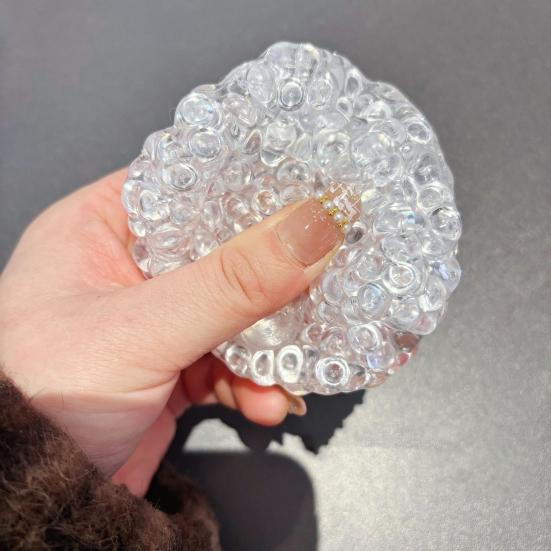 Bead Filled Crunchy Stress Ball Anxiety Relief Shapeable Squeeze Ball Sensory Toy Portable Travel Moldable Ball Pinch Fidget Toy