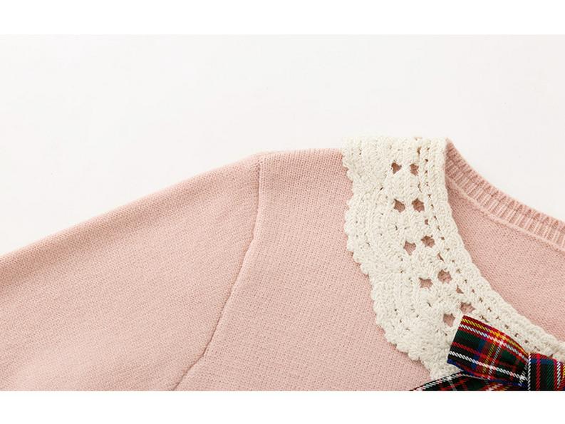 Plus Size Women's Winter Doll Collar Sweater - Age-Reducing Casual Knitwear, 2025