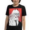 Devil Anime Horror Manga Girl Horns Middle Finger Short-Sleeve Unisex T-Shirt
