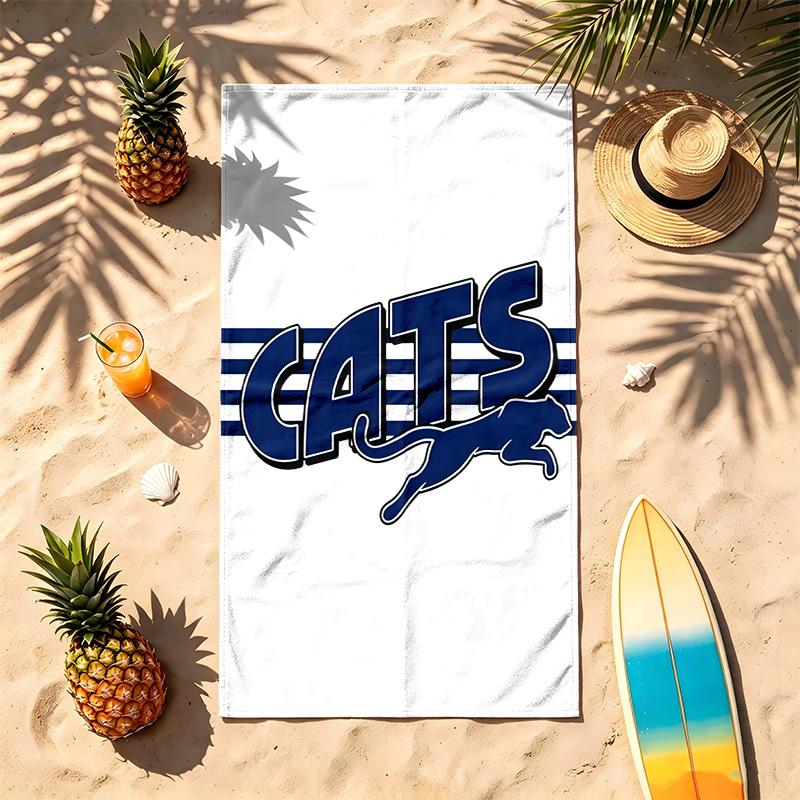 Geelong Sc (1) Theme Beach Towel Sand Resistant Soft And Comfortable Suitable For The Pool Camping Yoga And Diving A Travel