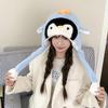 New winter Internet celebrity cartoon lamb thickened plush hat female warm pinch ears will move ear protection windshield
