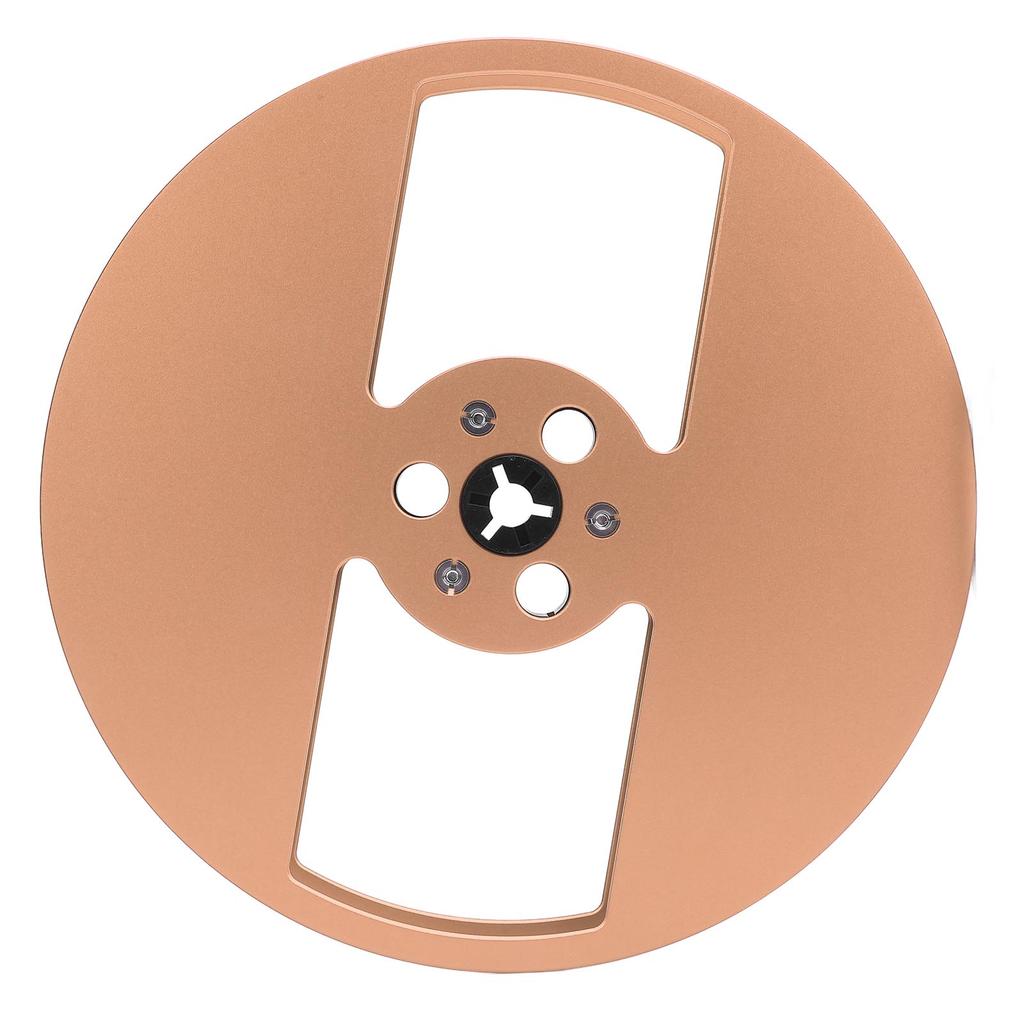 14 7 Inch Empty Tape Reel Aluminum Alloy Open Reel Sound Tape Empty Reel with 2 Holes for Reel to