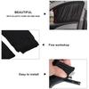 2pcs 70cm Black Car Sun Shade Side Rear Window Curtain Foldable UV Protection Auto Accessory Pure Cloth