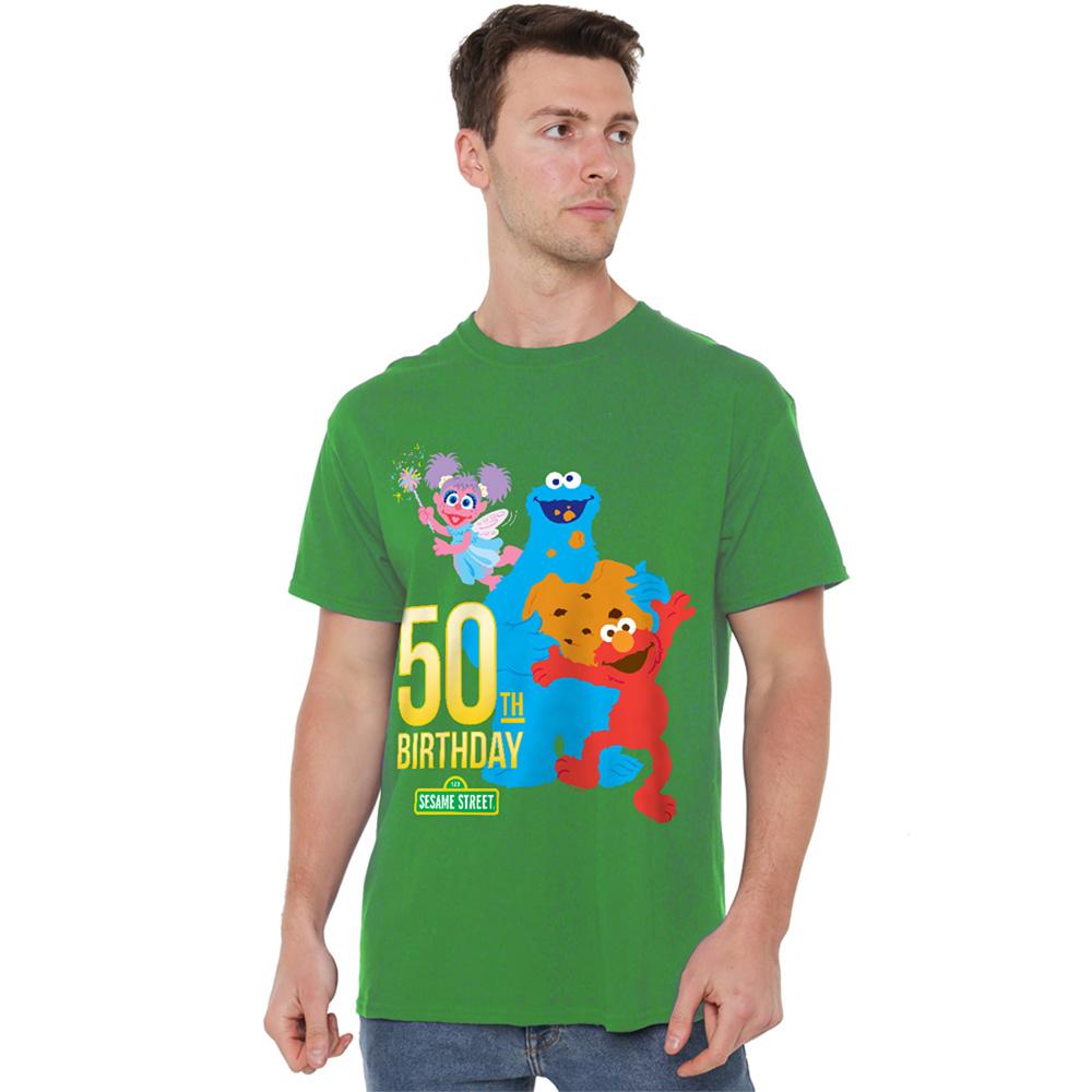 Sesame Street Unisex Adult 50th Birthday T-Shirt