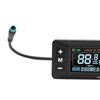 Ebike Display Passer til Yozma IN 10, LCD Panel Skærm til Elcykel med Vandtæt 5-Pins Stik, Kontrolpanel Måler til 22,2 MM Styr E Cykel