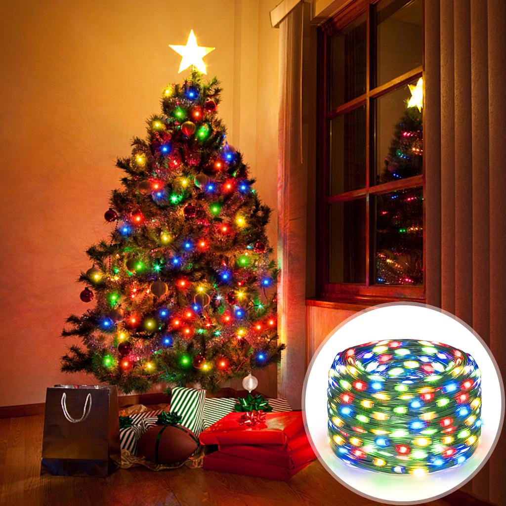100-800 Leds Led Solar Pendant Fairy Light String Waterproof Outdoor Garden Lamp For Lawn Christmas Decoration 10m 20m 30m 50m 100m
