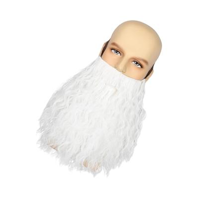 Halloween Party Fake Beard,Funny Fake Mustache Beard for Cosplay Supplies,Costume Party Realistic False Facials Hair