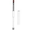 Glitter Handle Nail Art Brush With Protective Cap Flat Round Head Gel Painting Pen For Salon Diy Manicure Design Tools