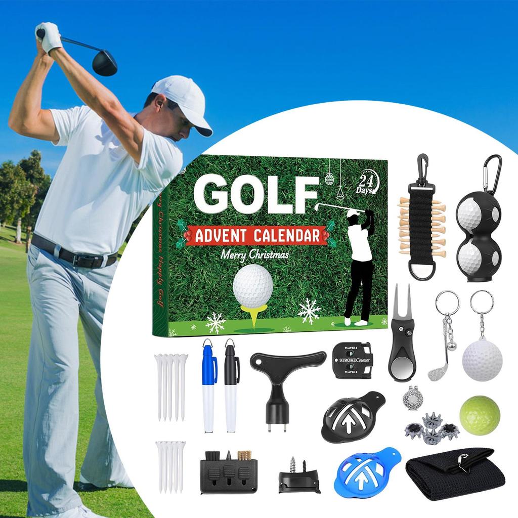 2026 Christmas Countdown Calendar Golf Advent Calendar Golf Advent Calendar festival gift For Boys Girls Stocking