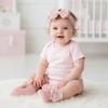 2Set Soft Baby Headband Socks Set Lace Bow Elastic Hair Band Anti Slip Socks  0-12 Months