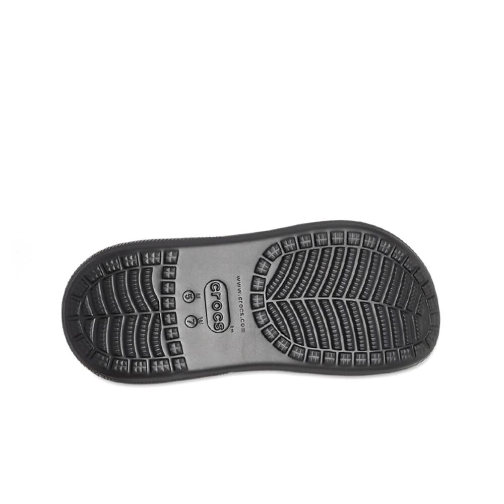 Crocs Classic clog Silver Butterfly EVA Comfortable and Versatile Trendy Hole Shoes Unisex Black