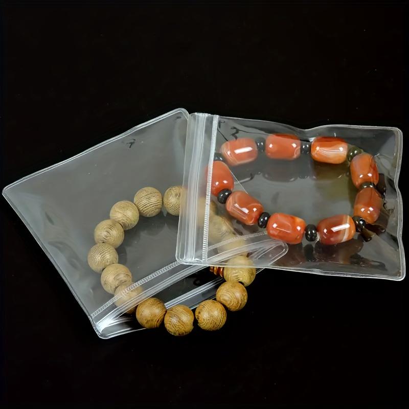 50pcs, Anti-oxidation Jewelry Bags, Jewelry Zipper Bags