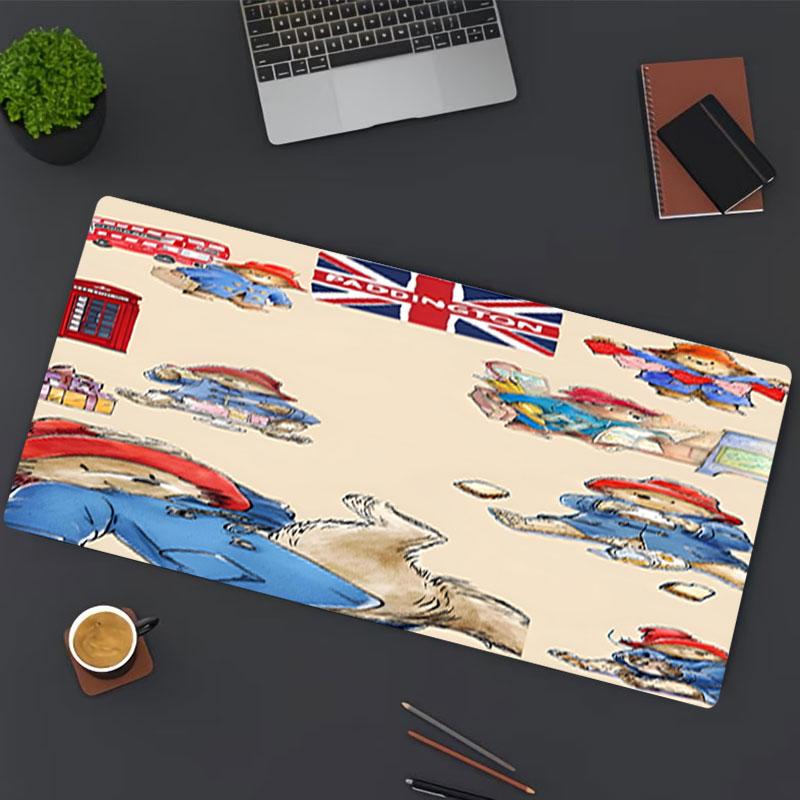 Paddington Bear Print Mouse Pad, for Keyboard Pad Laptop PC Mat for Office Home Use, Desk Decor, Perfect Birthday Gift for Gamers