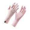 Sunscreen gloves summer women outdoor sunshade driving ice silk driver cycling sports light and thin short ice silk gloves