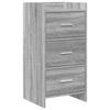 Sideboard Grey Sonoma 40 X 36 X 80 Cm Engineered Wood