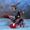 24CM Anime Naruto Shippuuden Uchiha Crow Itachi Akatsuki Organization Gi Dress Up Model Toy Gift Collection Action Figure PVC