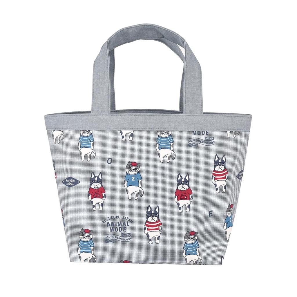 [Kusuguru Japan] Printed Mini Bag, Animal Mode Pattern, LBL