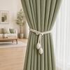2Pcs Adjustable Curtain Tiebacks, Curtain Ties with Flower Slides, Cute Charms, Boho Curtain Holder Ropes for Home Bedroom Curtains Patio Drapes