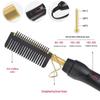 Wet and Dry Electric Heating Copper Comb - Straightening, Perming, Curling Iron Hairdressing Tool