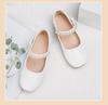 Girls' Spring & Autumn Princess Soft-Soled Leather Shoes: Stylish White Baby & Student Performance Footwear