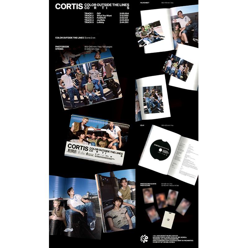 [Předobjednávka] Big Hit Nová skupina CORTIS Mini 1. album [COLOR OUTSIDE THE LINES] Verze s fotoknihou. (ŠŤASTNÁ REKMA)