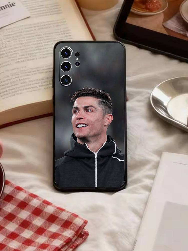 Player L-Ronaldo C-CR7 Phone Case For Samsung S26,S25,S24,S23,S22,S21,S20,Ultra,Plus,FE Black Soft Cover