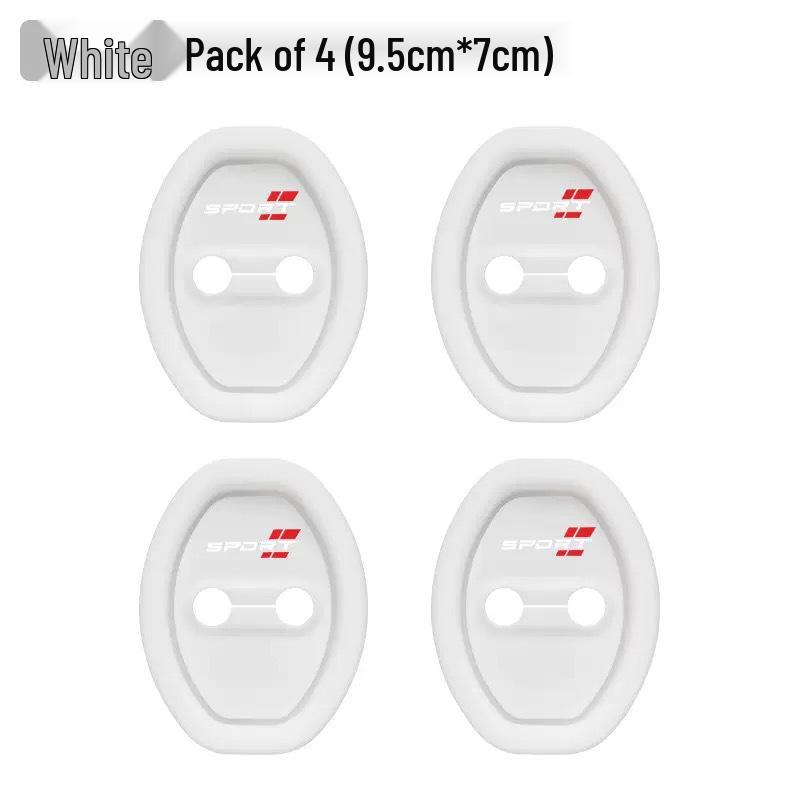 Universal Silicone Car Door Lock Protection Pad - Sound Reduction & Shock Absorption for Select Models