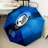 Atalanta Fc Crest Automatic Folding Umbrella - 8-Rib Travel Umbrella with Auto Open/Close & Portable Gifts for holidays or birthdays