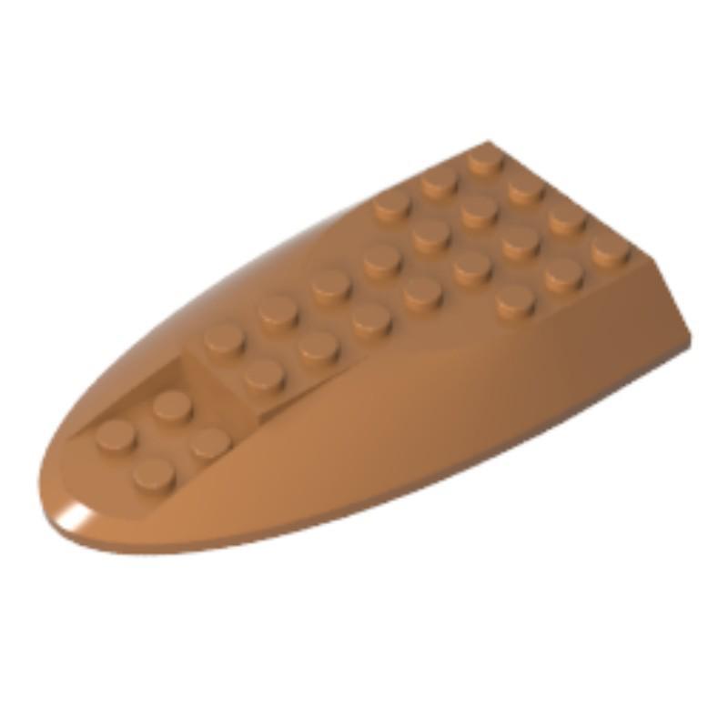 BRICKE 87615 6x10 Flugzeug Boot Keil - Lego-kompatible MOC Bausteine