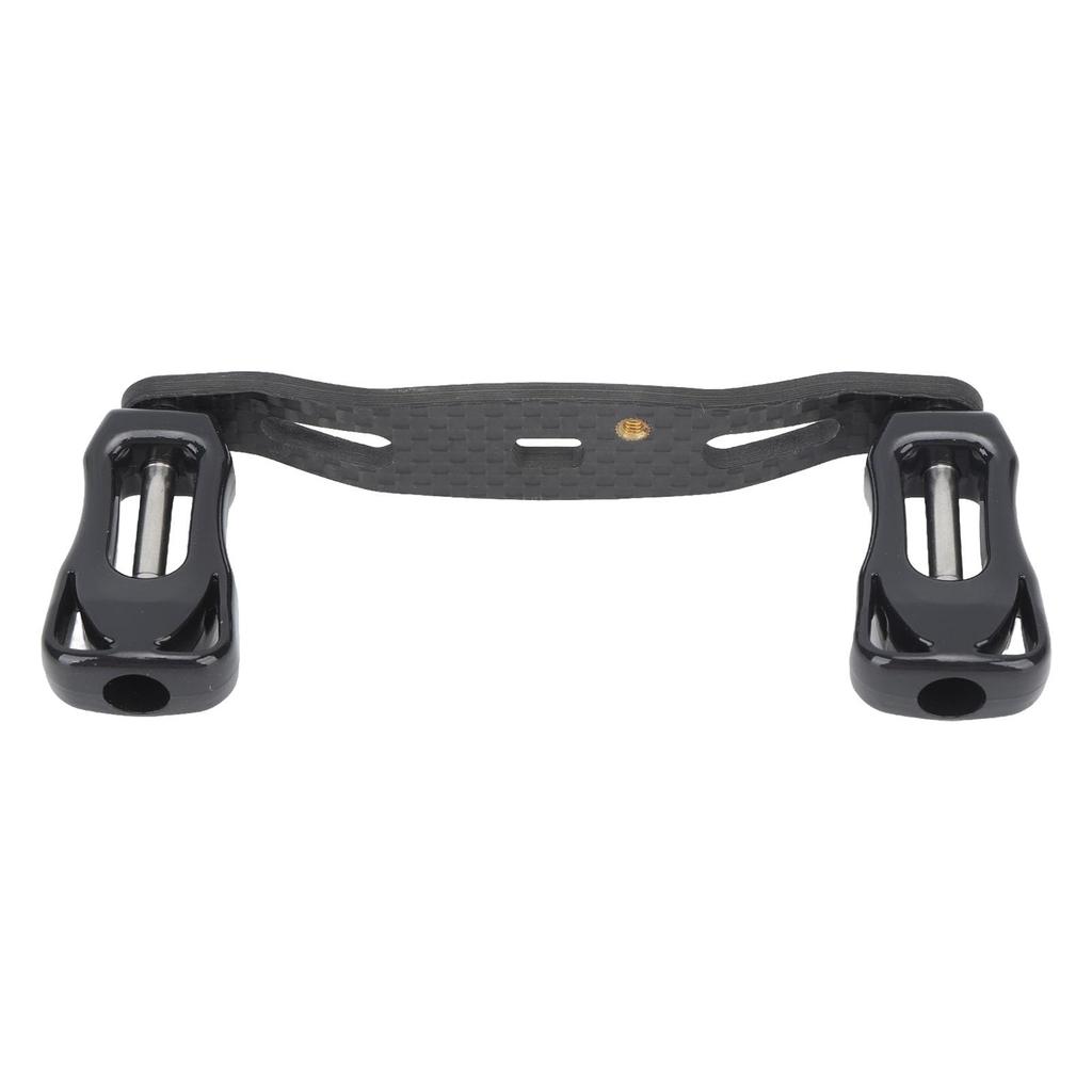 J-ouuo Fishing Reel Handle, Carbon Fiber Double Handle for Baitcasting, D S A, Lightweight, Easy Replacement (85mm)