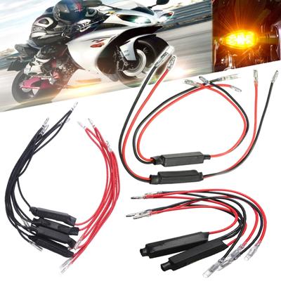2Pcs LED Turn Signal Light Bulbs Load Resistor Anti-Flicker Error Free Wiring Adapters Decorders Plug and for Play