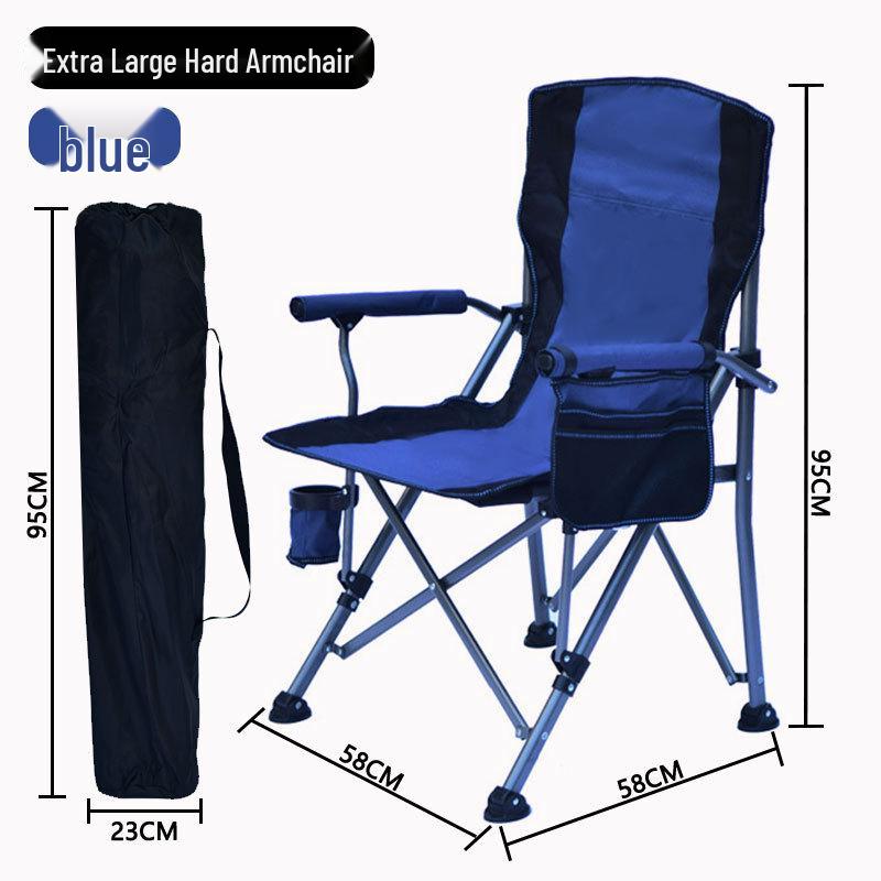 Portable Outdoor Folding Chair for Camping, Beach, and Fishing