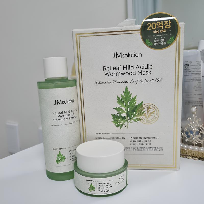 [JMSOLUTION] Releaf Mild Acidic Wormwood Treatment Essence 200ml