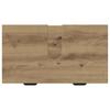 Bathroom Furniture Set 2 pcs Artisan Oak Plywood and Metal