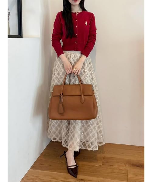 Cross tulle volume skirt LWFS255045IVR0