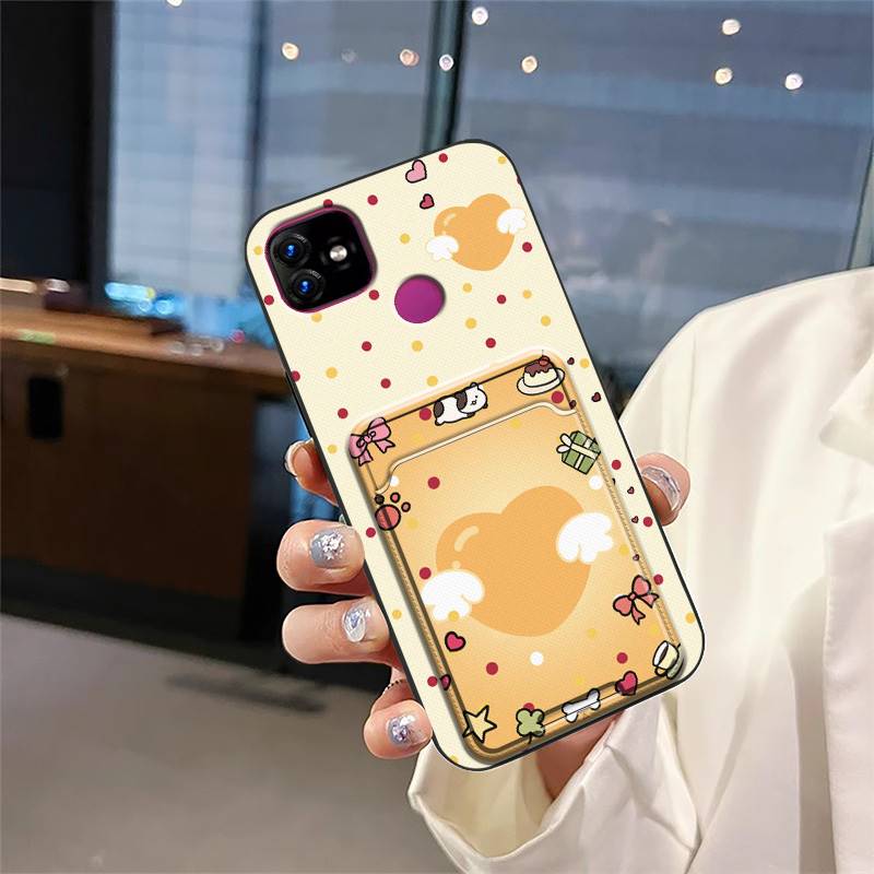 Waterproof Back Cover Phone Case For Itel P36/P36 Pro/vision1 Plus Durable Card slot Full wrap Fashion Design Soft case