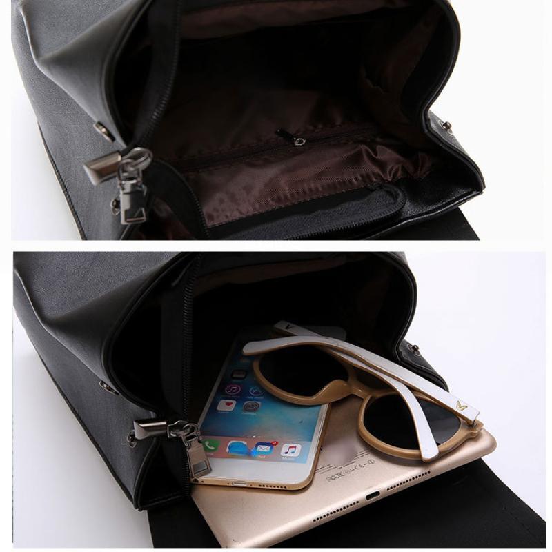 Рюкзак женский противоугонный школьный рюкзак легкая сумка через плечо сумка дорожная — фото 16