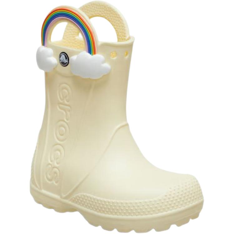 Crocs Handle It Anti Slip Wear Resistant Kids' Boots White Kids'