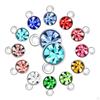 180 -Birthstone , Bead Mixed, - with Rings, 12 Colors for Jewelry Making,