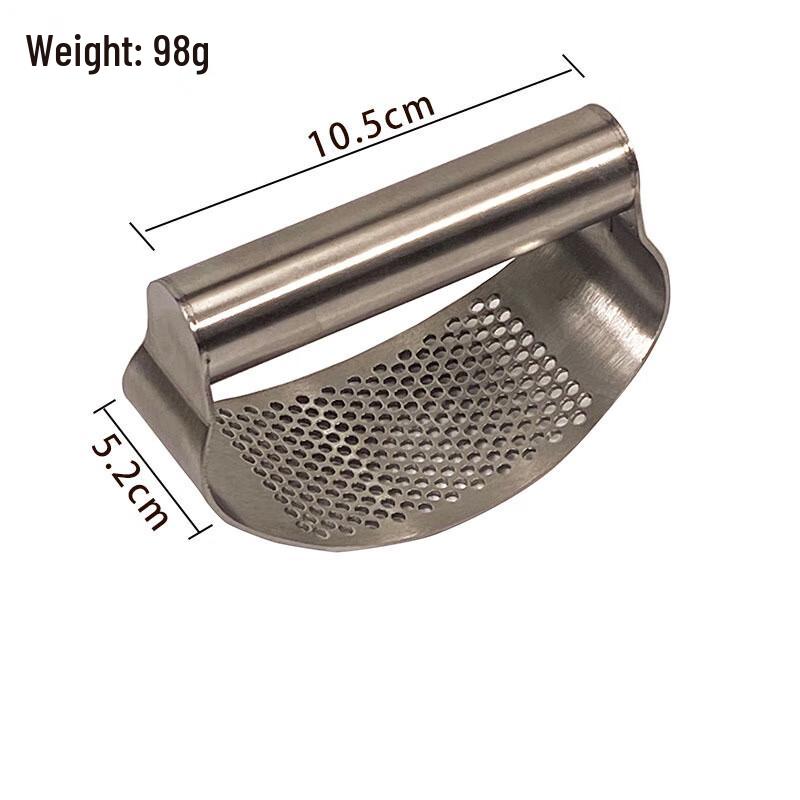 

ZISIZ Stainless Steel Manual Garlic Press