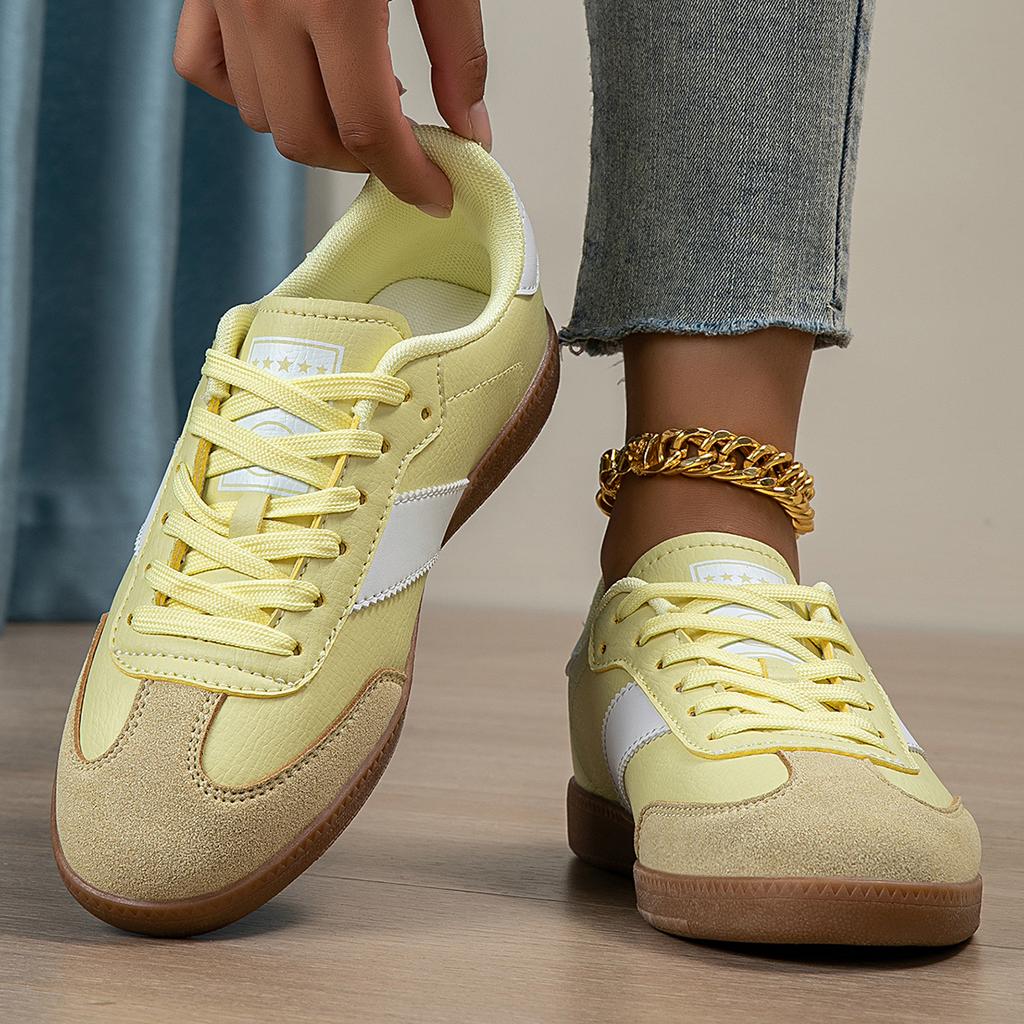 Women's Fashion Shoes, Women's Casual Sports Shoes, Non-Slip Lace-Up Low-Top Casual Sports Shoes, Wear-Resistant Women's Shoes, Lightweight Round Toe