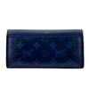 M30297 Taigalama Leather Brazza Portefeuille Purse Blue Leather Used