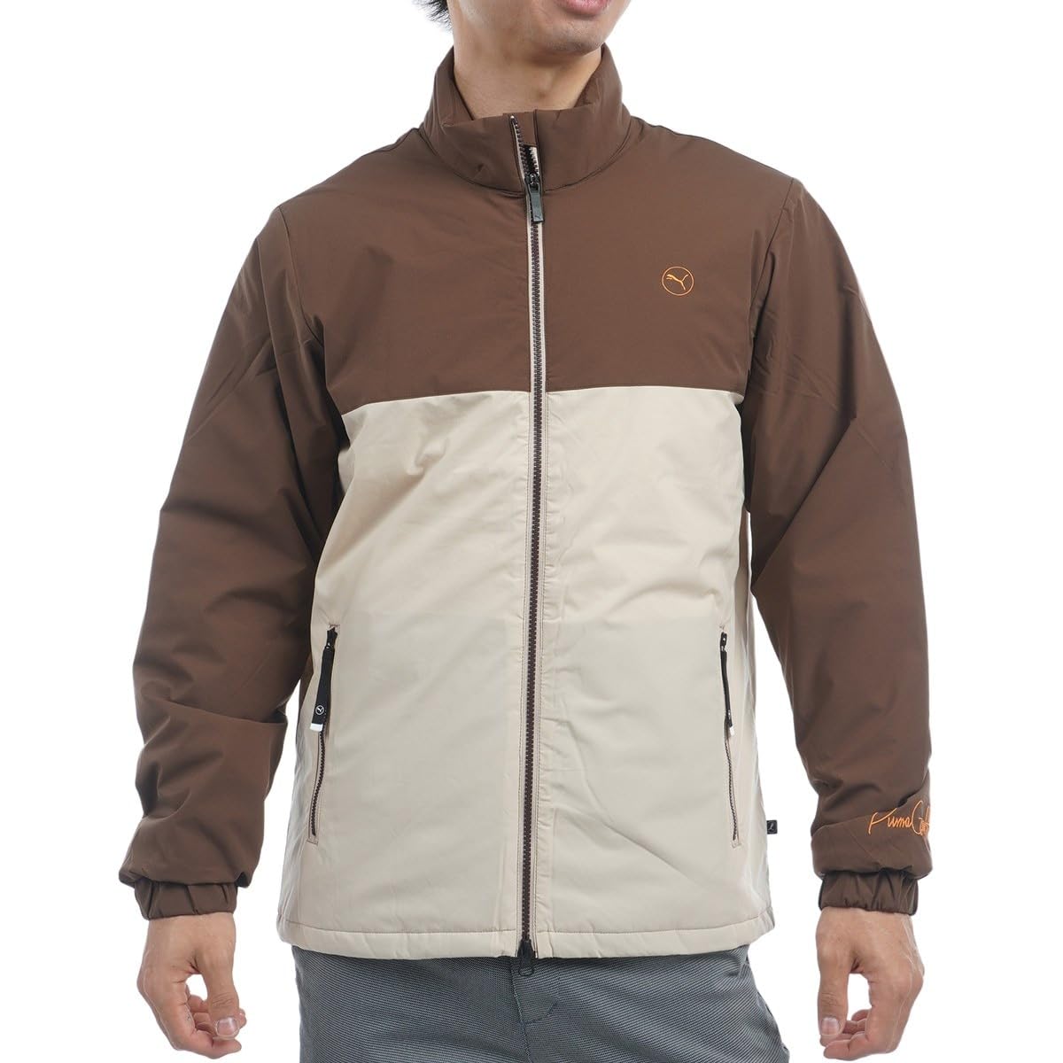 

Верхняя одежда Гольф Стрейч Наполнитель Цветной блок Куртка на молнии Кофе Эспрессо M [PUMA] Мужская