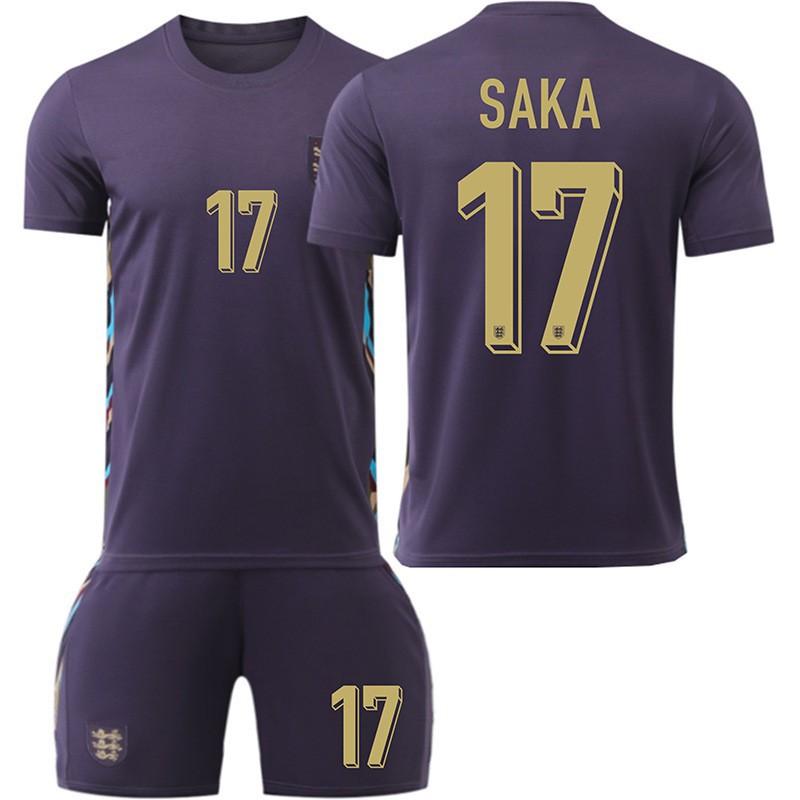England Auswärtstrikot Nr. 9 10 7 Europapokal Fußballtrikot Erwachsene Kinder Atmungsaktiv Schnelltrocknend Set